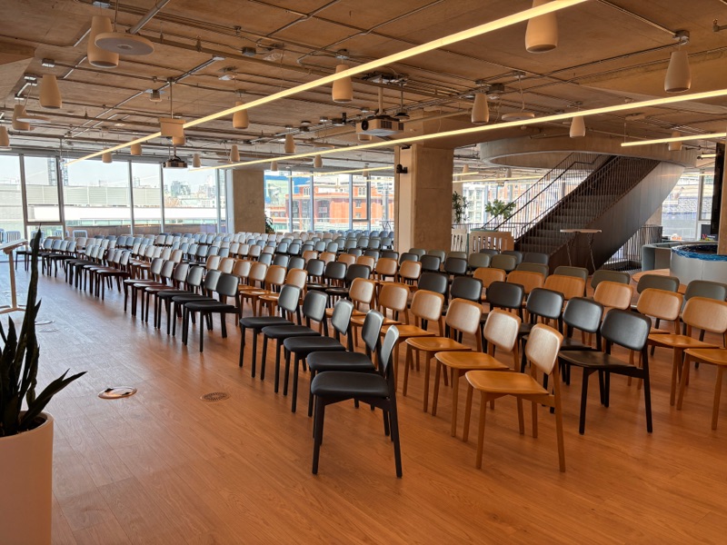 Event Hall with rows of seating
